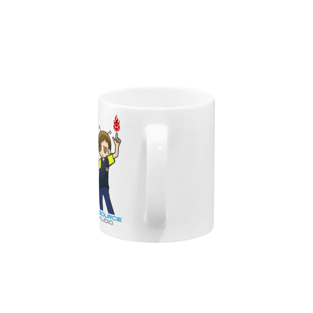 ふうとやさんの知りすぎた男のマグカップ Mug :handle