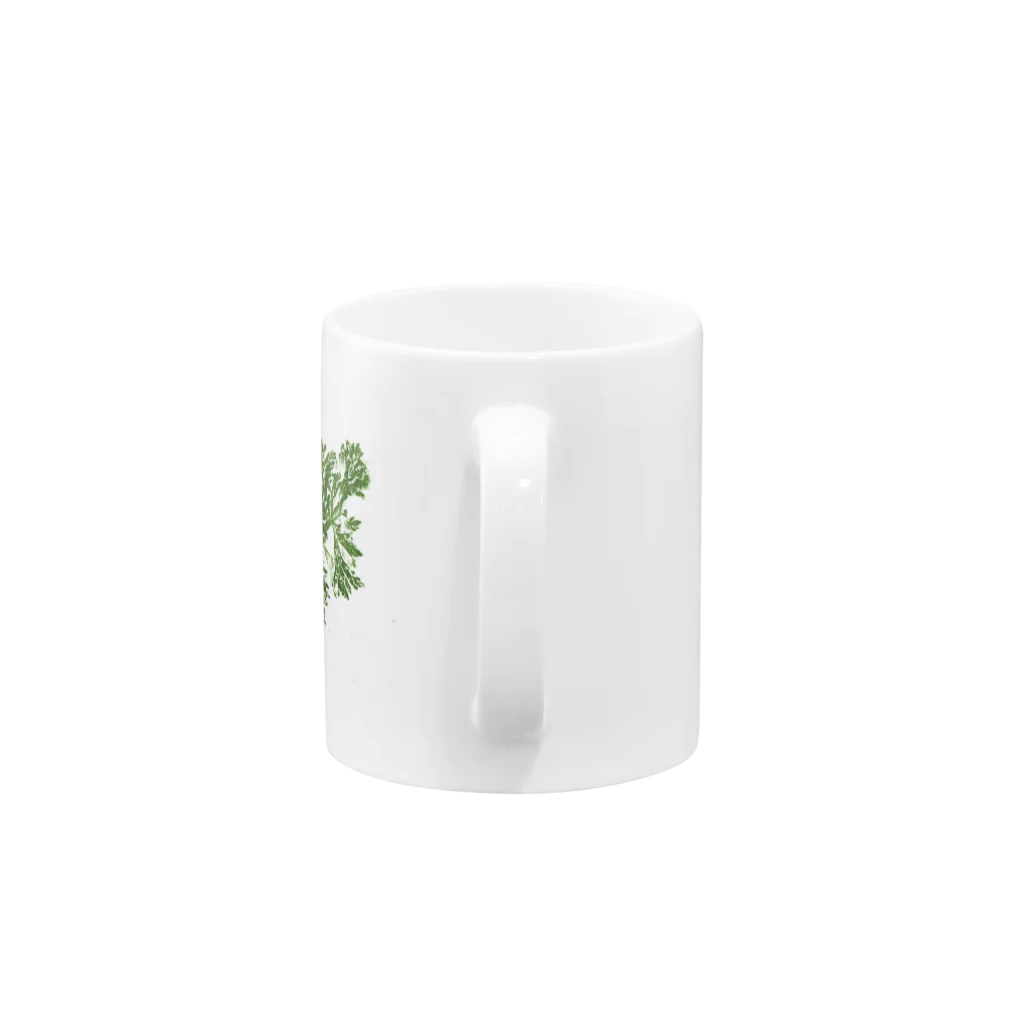 まきどき村のにんじんのはっぱ Mug :handle