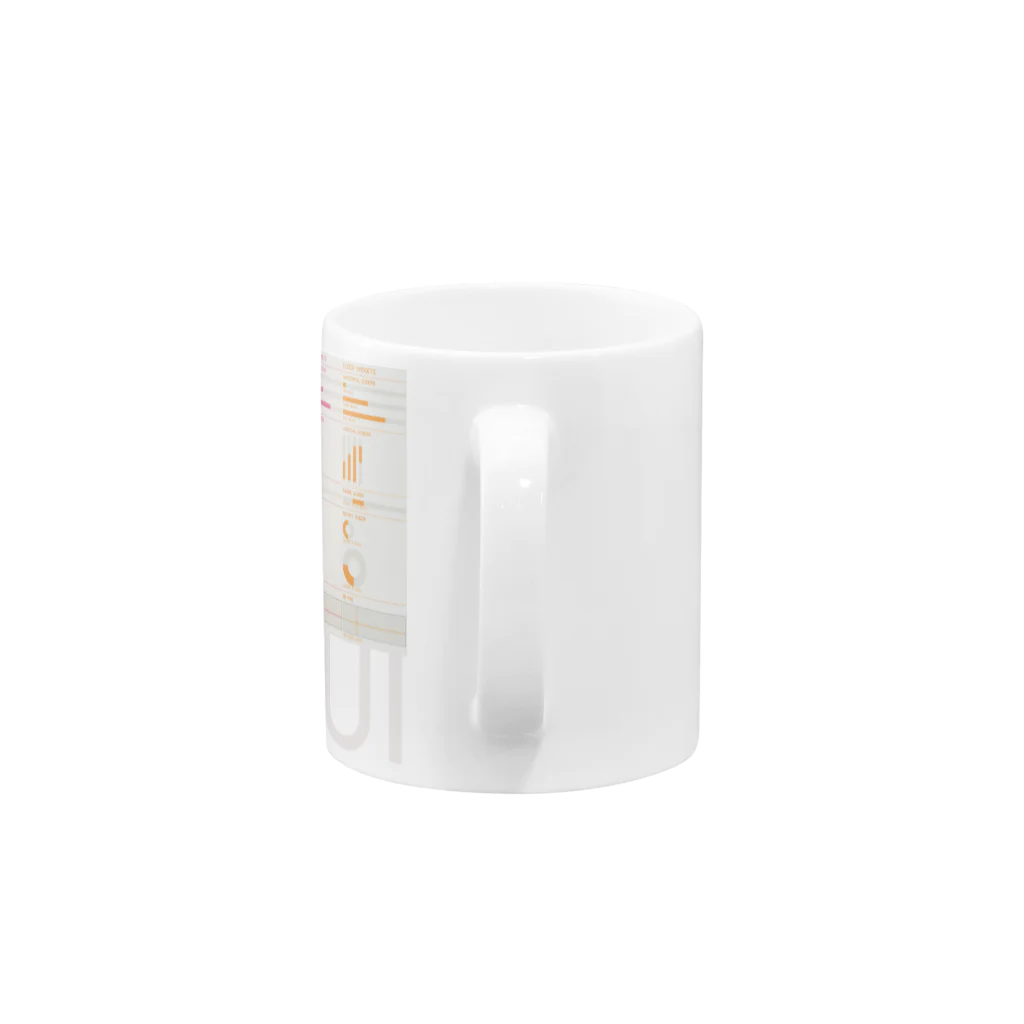 Teruaki TsubokuraのI LOVE "ofxUI" (White) Mug :handle