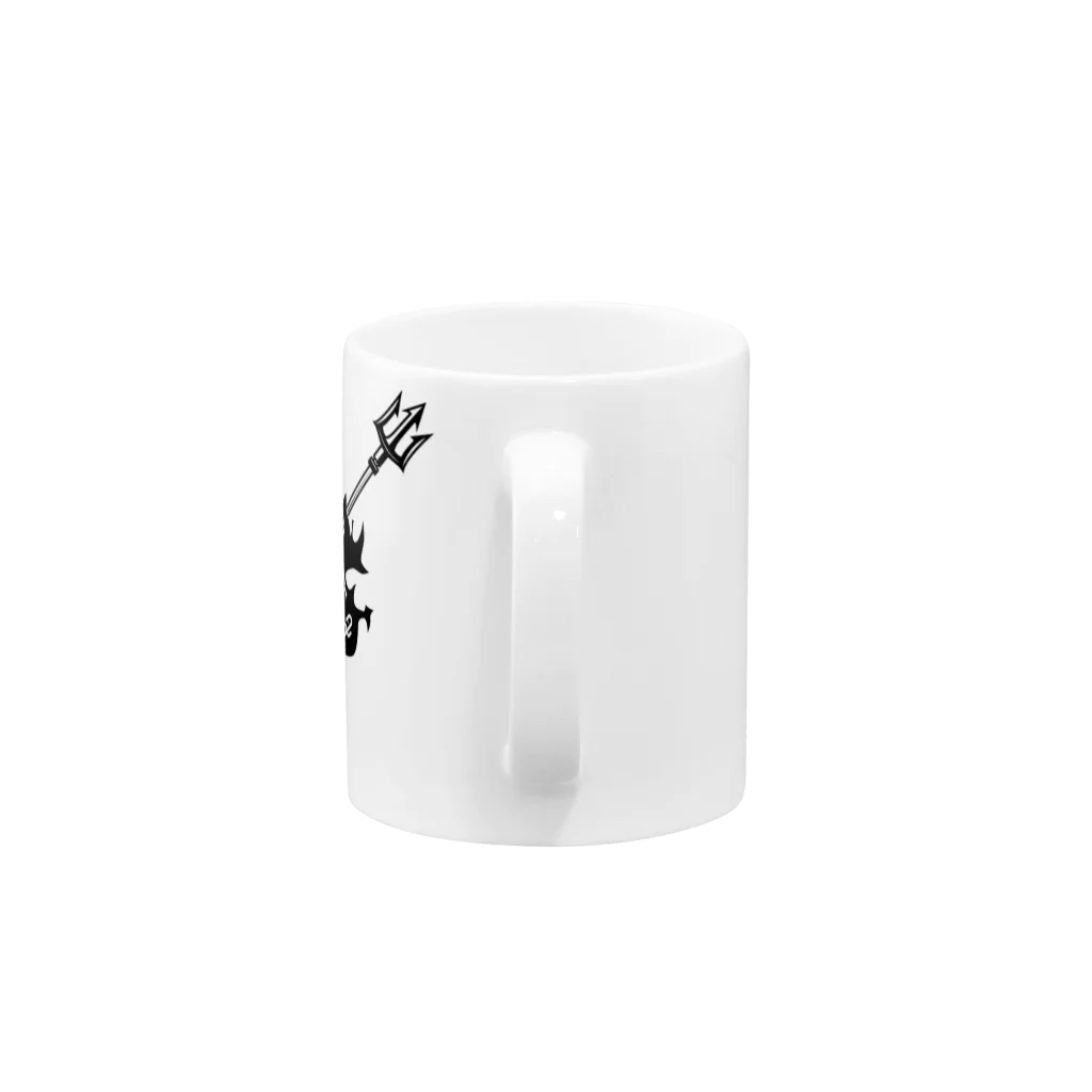 ピカ2工房のチタノタ Mug :handle