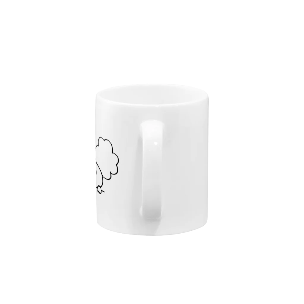 ふわふわモコアラSHOPのモコアラとのんびりタイム Mug :handle