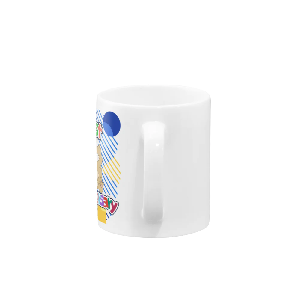 MOF-Island商店の1周年記念 モフですよ Mug :handle