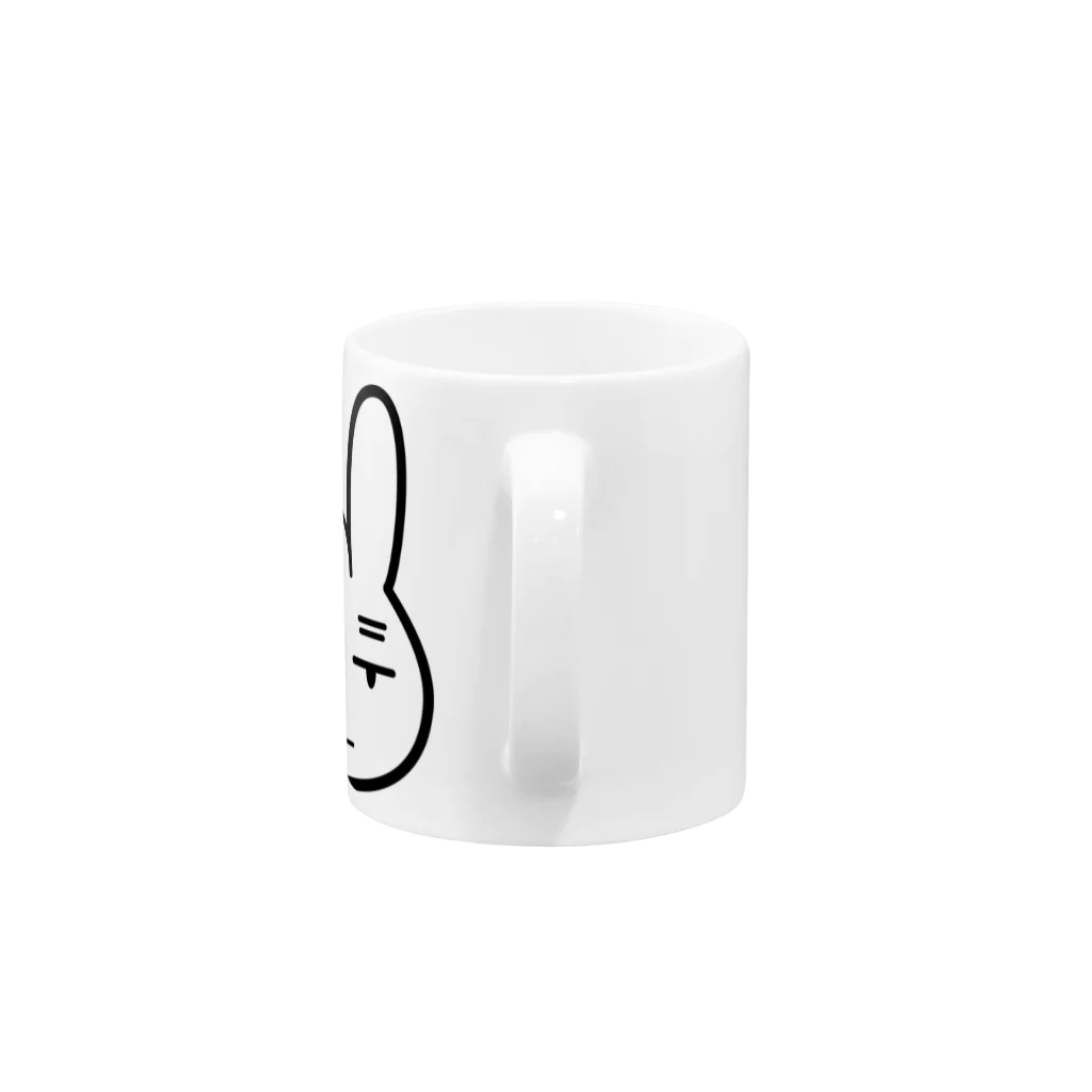 SHOP n番煎じの虚無うさぎ Mug :handle