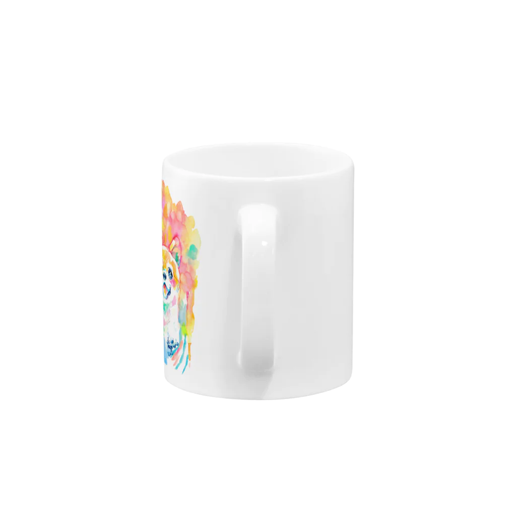 長友心平のシーズー Mug :handle