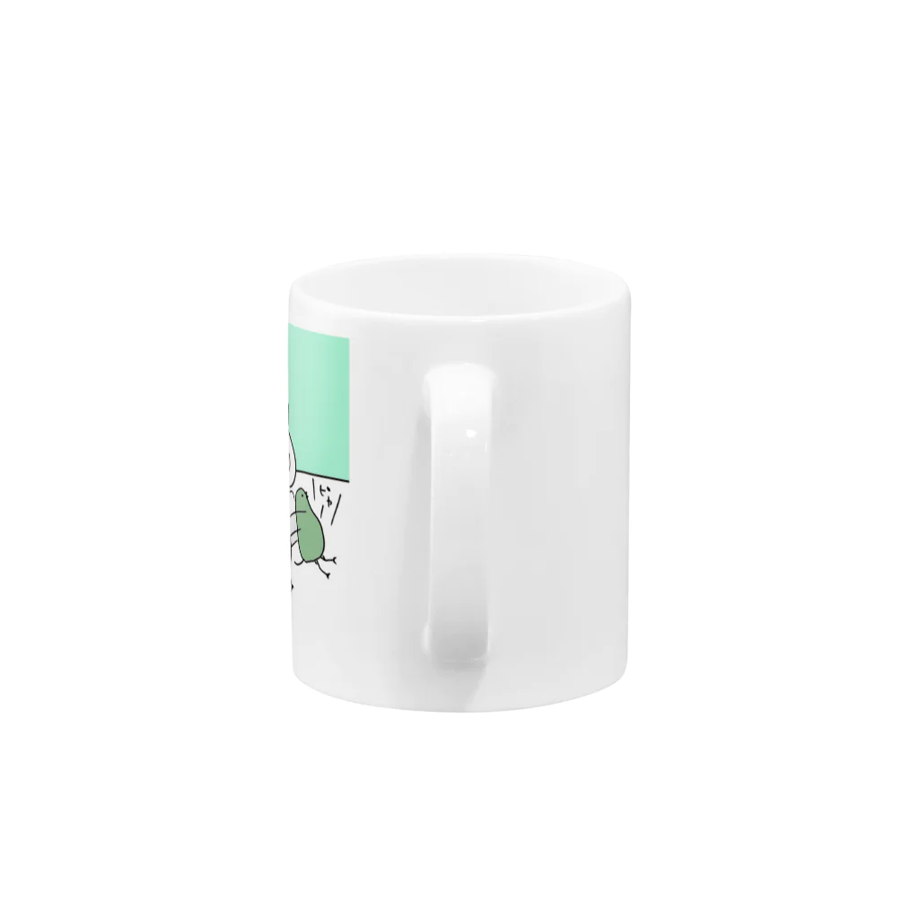 うさぎまつりのピャーピャー Mug :handle