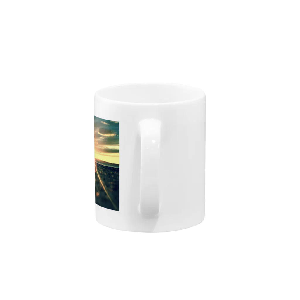 🤘SURF TIME🤘のフォトデザイン Mug :handle