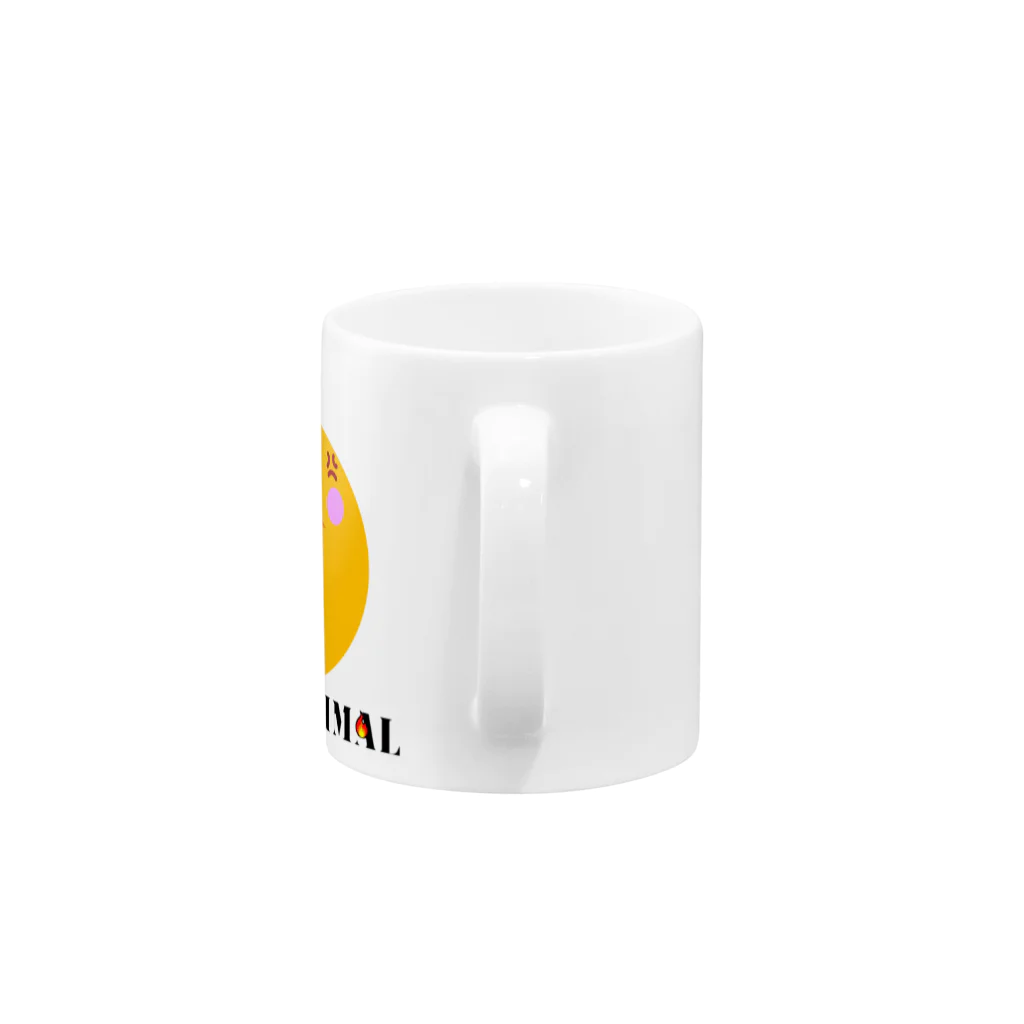 ＳＵＺＵＲＩ　真備支店のアングリーアニマル　ひよこ Mug :handle