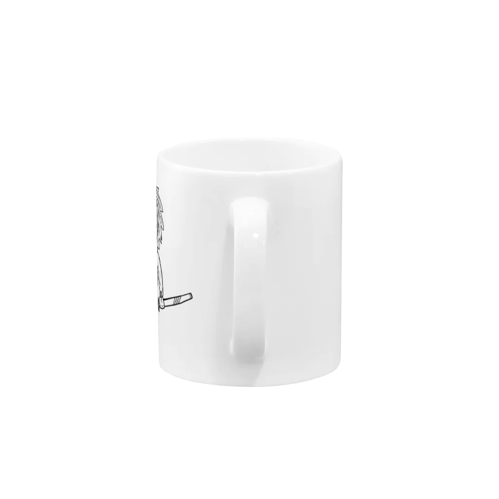 oekaki/ROUTE ONEの天狗　ROUTE ONE Mug :handle