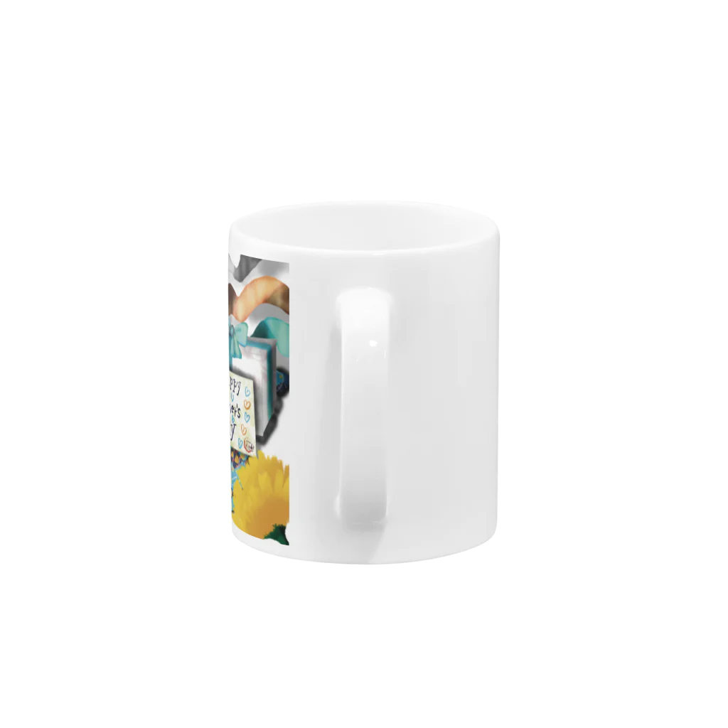 AkironBoy's_ShopのTITINOHI＝Father’sDay 「父の日に、👔や🎁はいかがですか？」 Mug :handle