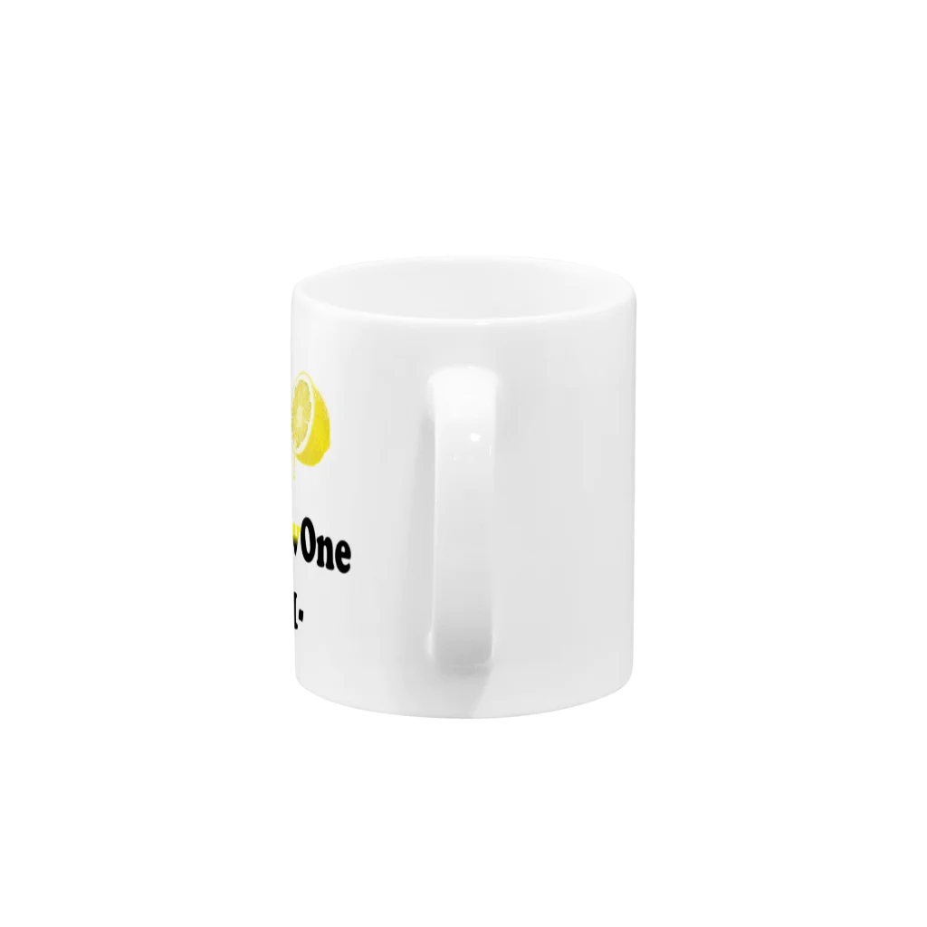 ストリートファッションはEighTwOne-821-(えいとぅーわん はちにーいち)のレモンライム Mug :handle