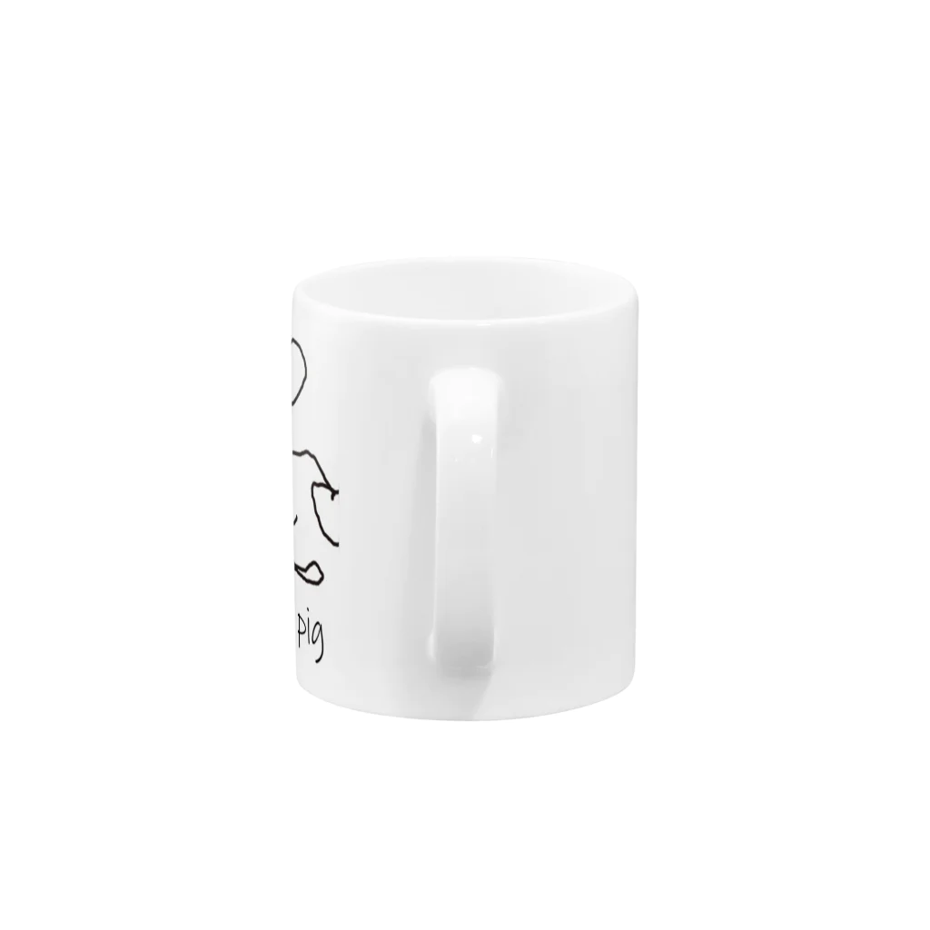 PIGの文字ありPIG Mug :handle