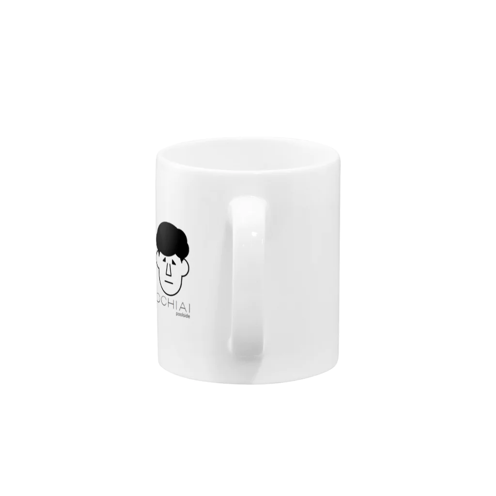 東京勝負師のシンプル落合グッズ（無職） Mug :handle