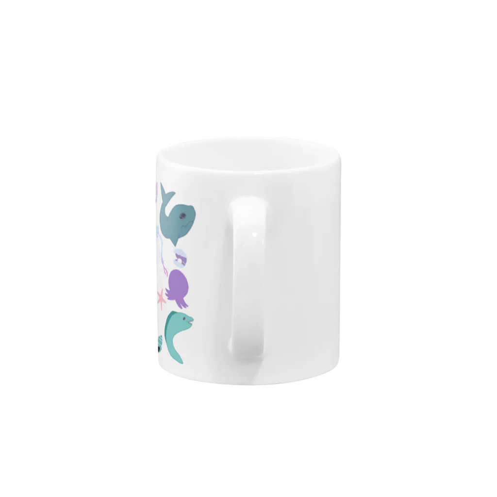 音彩の海の仲間たち Mug :handle