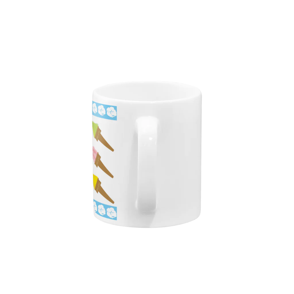 ジルトチッチのデザインボックスのクレコちゃんスイーツパラダイス Mug :handle