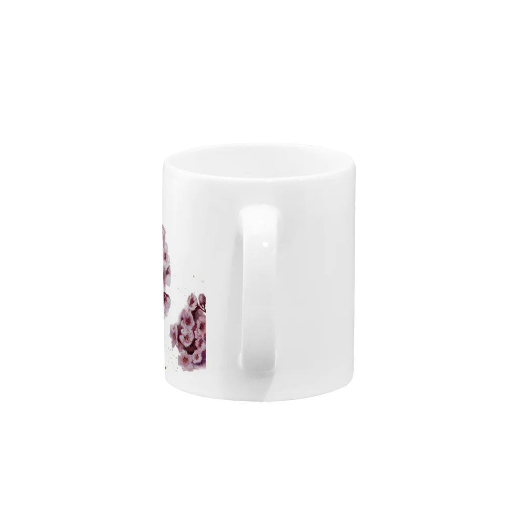 T_kinatsuの桜 Mug :handle