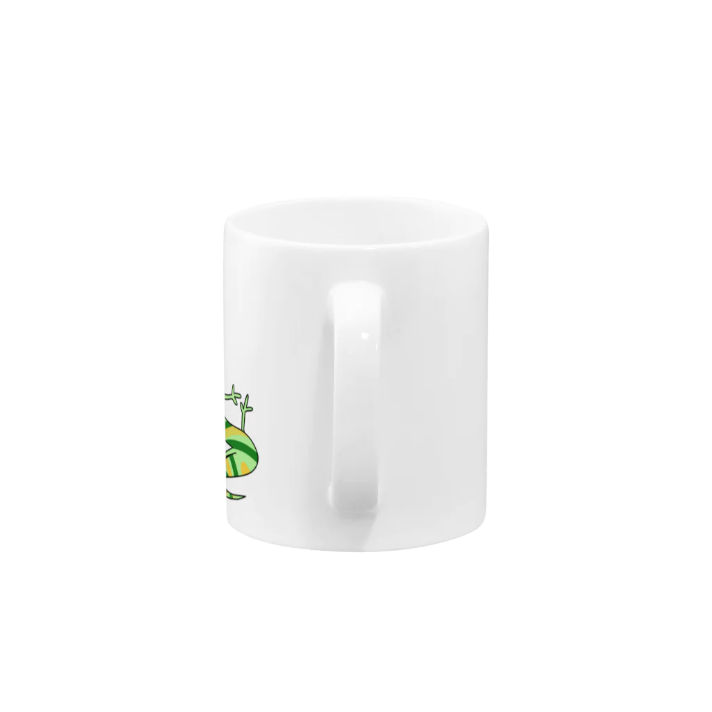 小鳥遊のカメレオンに憧れるトカゲくん Mug :handle