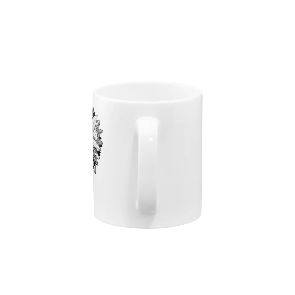 BANKATSUのヒマワリ Mug :handle