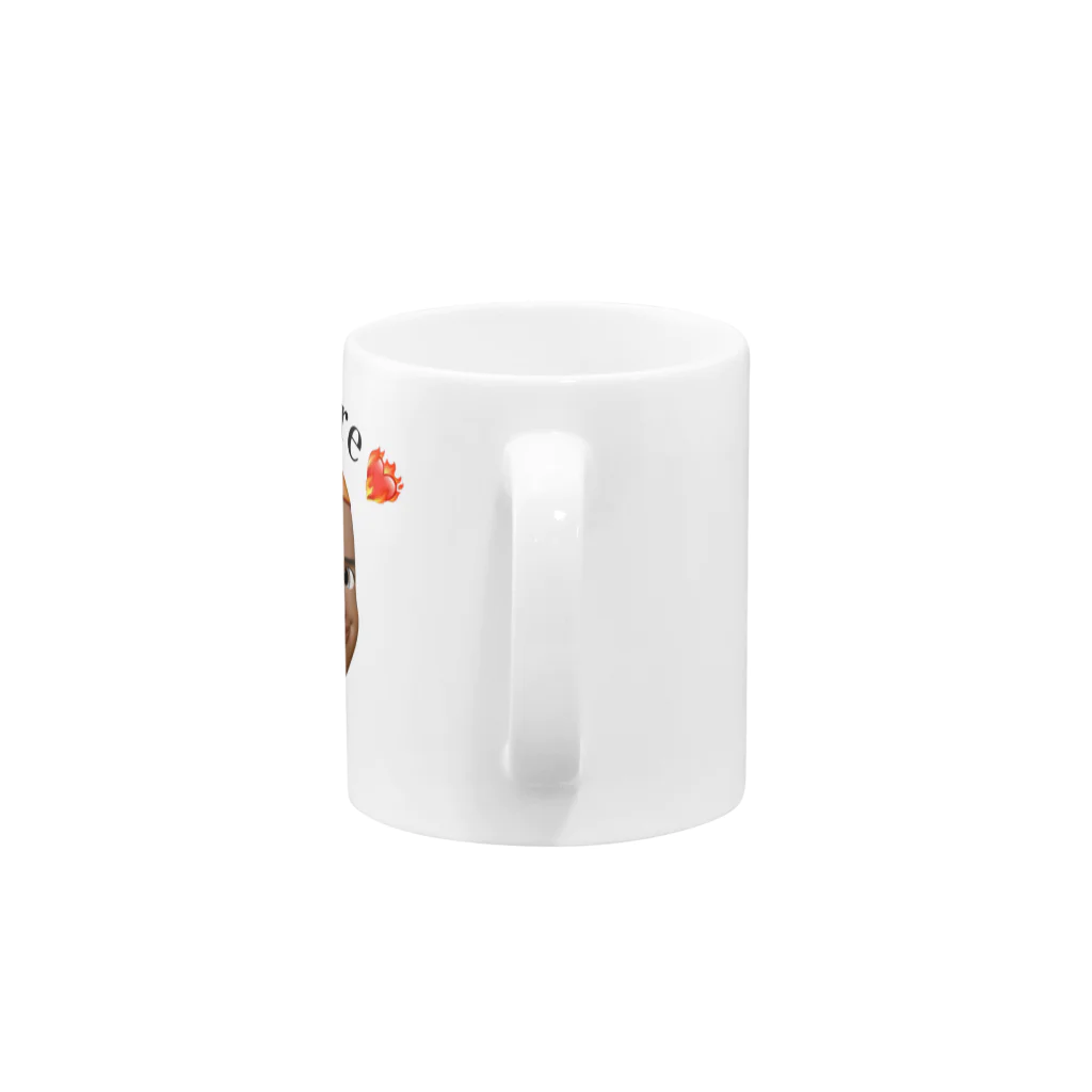 peelのOn fire  Mug :handle