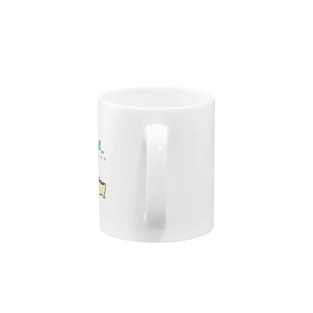 たるんてぃんぐたるんてぃんぐ&がおの【たるがお】朝のコーヒー Mug :handle