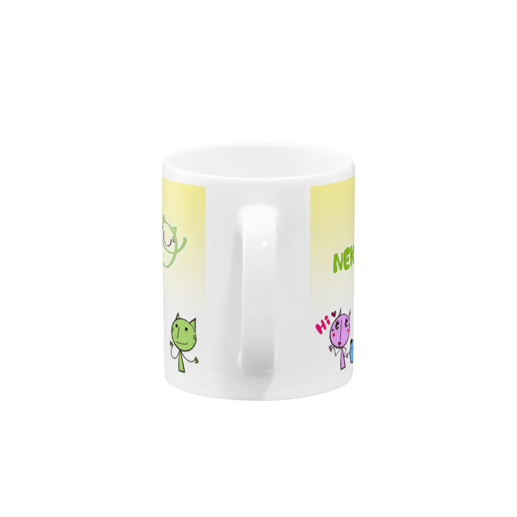 ねっこのねこやん Mug :handle