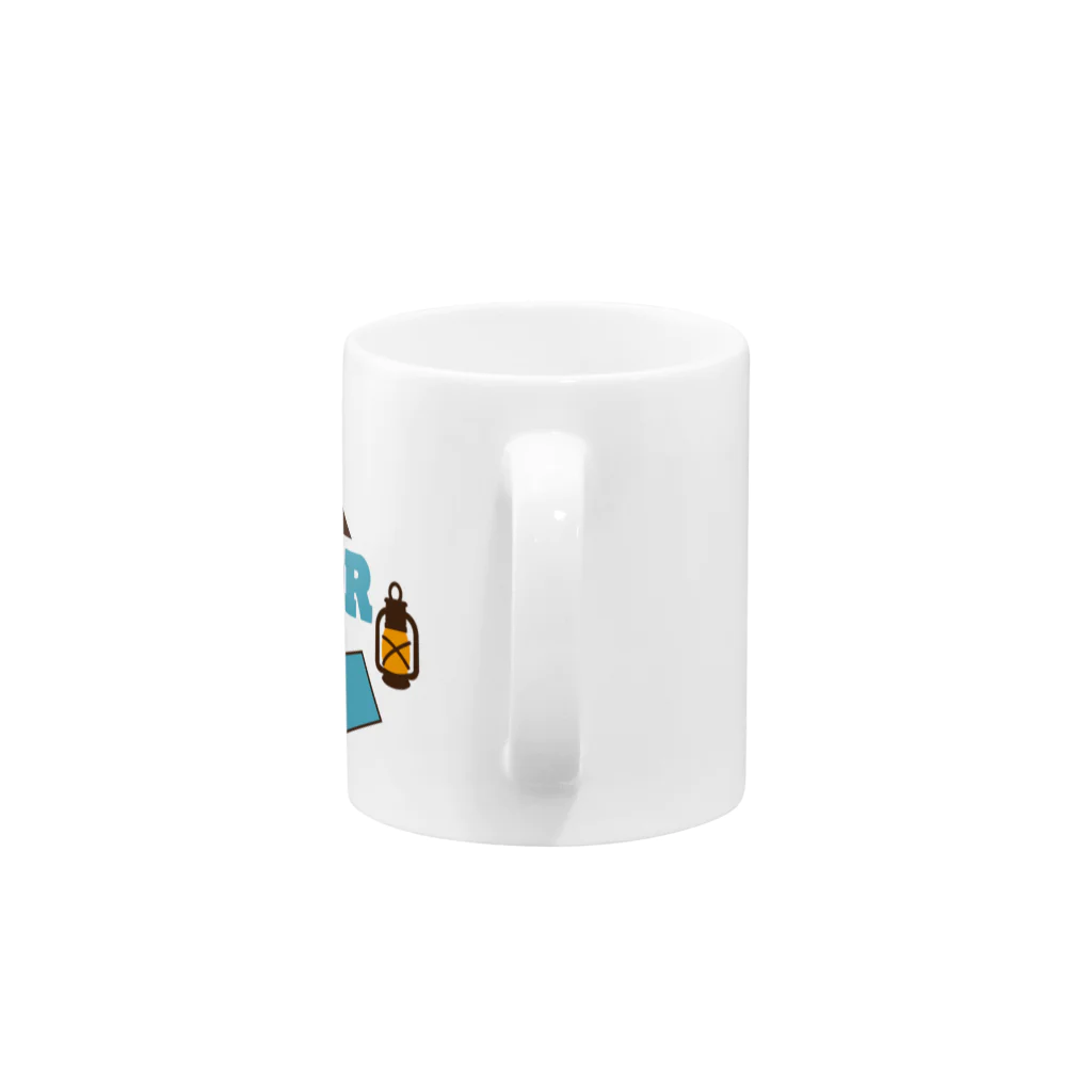 キッズモード某のありふれたアウトドアデザイン Mug :handle
