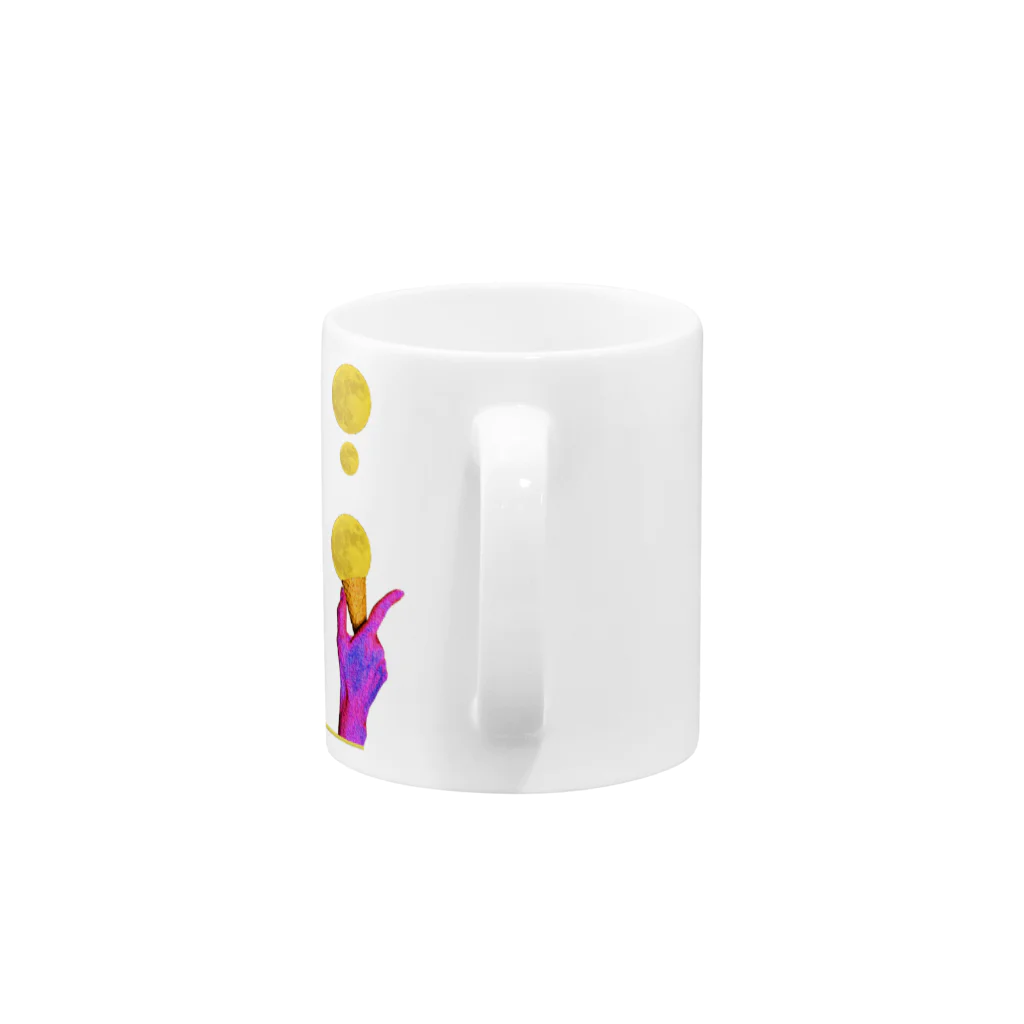 【画交宿】のバッテリー Mug :handle