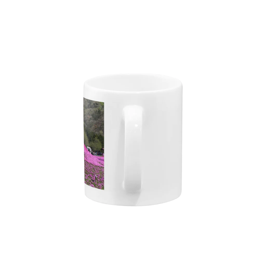 SU-mi-まほろばの芝桜富士 Mug :handle