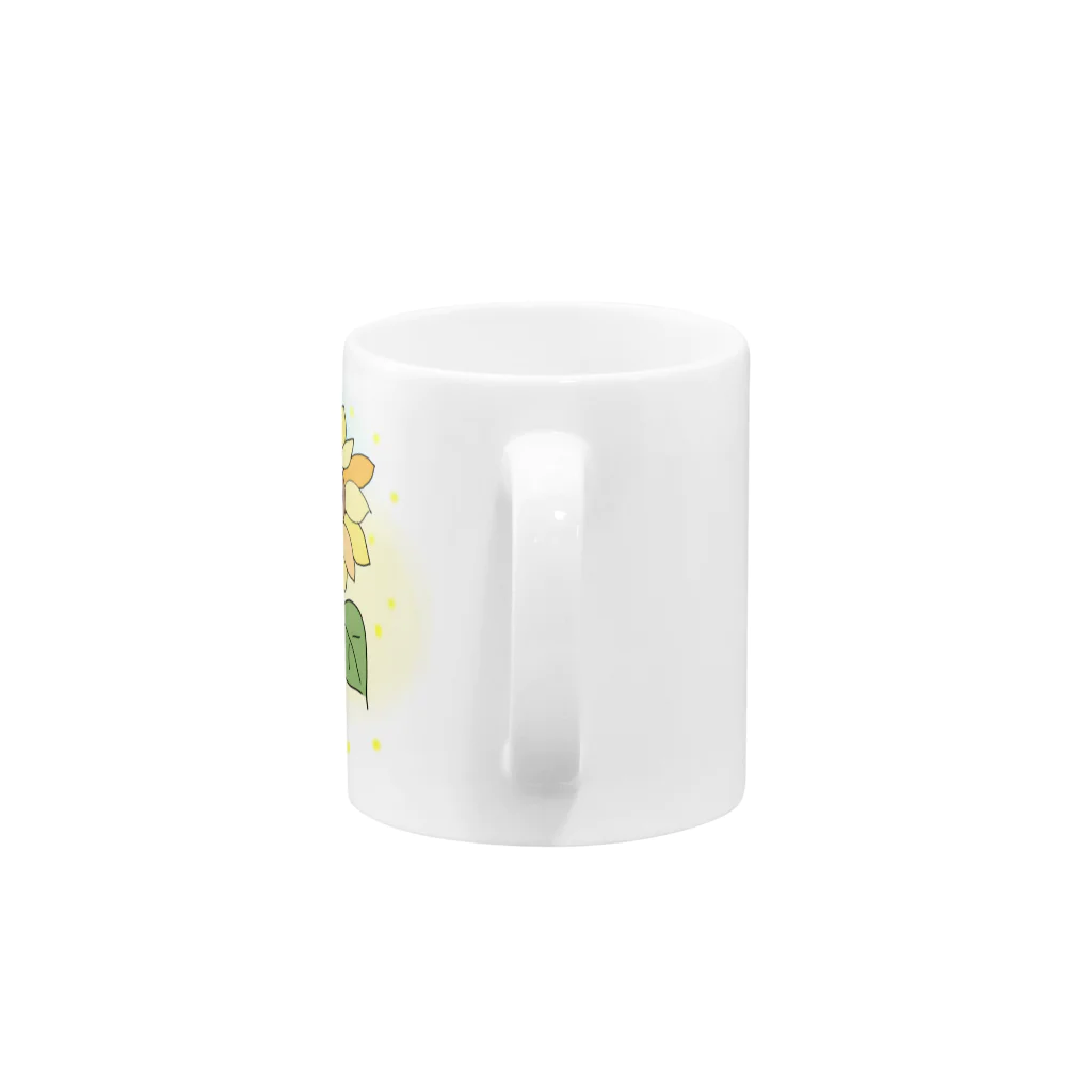 c_shv2のpastel  himawari Mug :handle