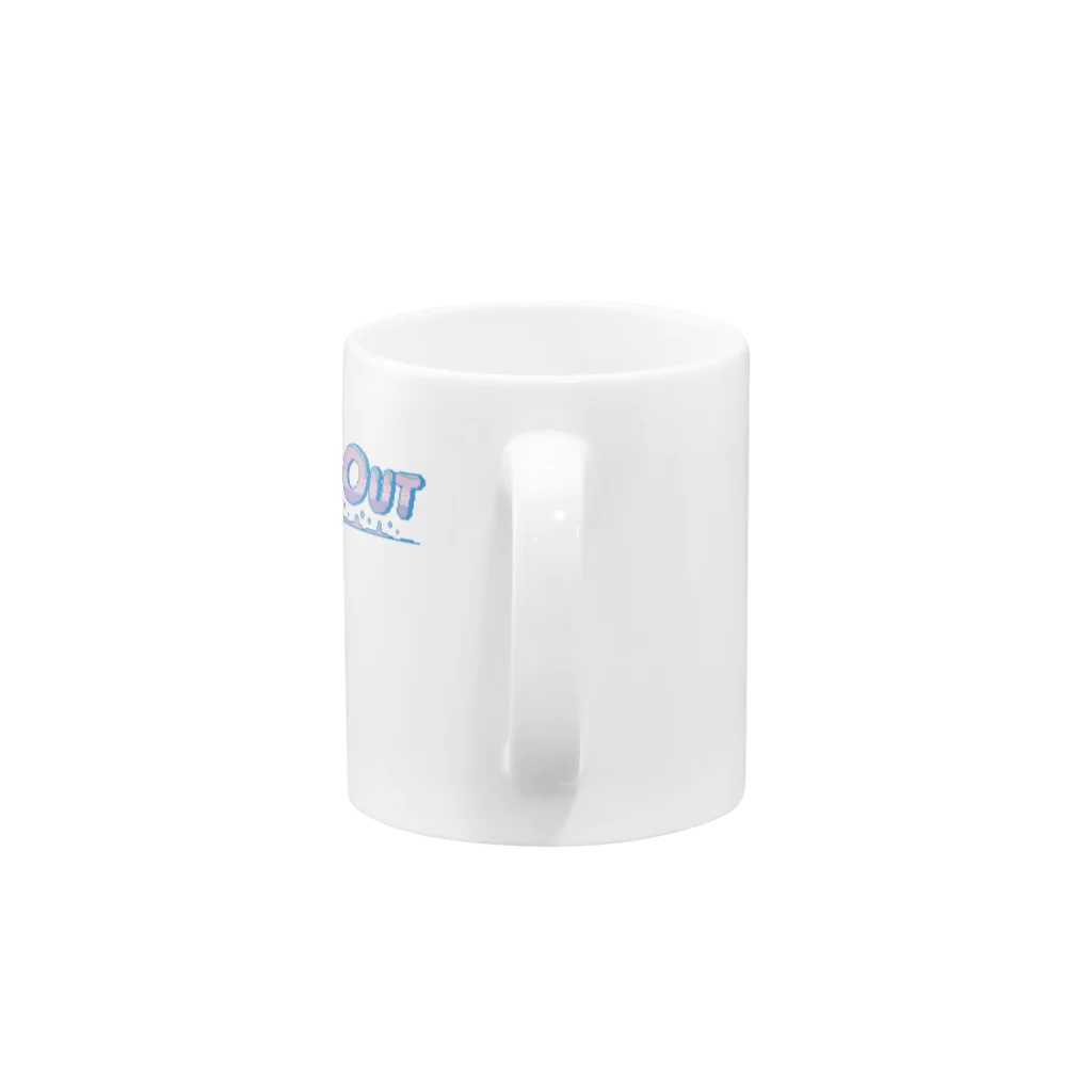 LONGOUTのLONGOUTロゴ Mug :handle