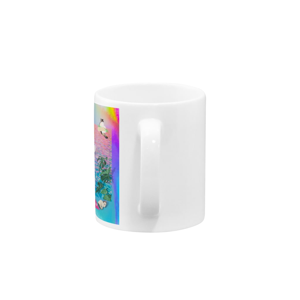 𝙈𝙊𝙈𝙊'𝙨 𝙎𝙝𝙤𝙥のvintage vaporwave Mug :handle