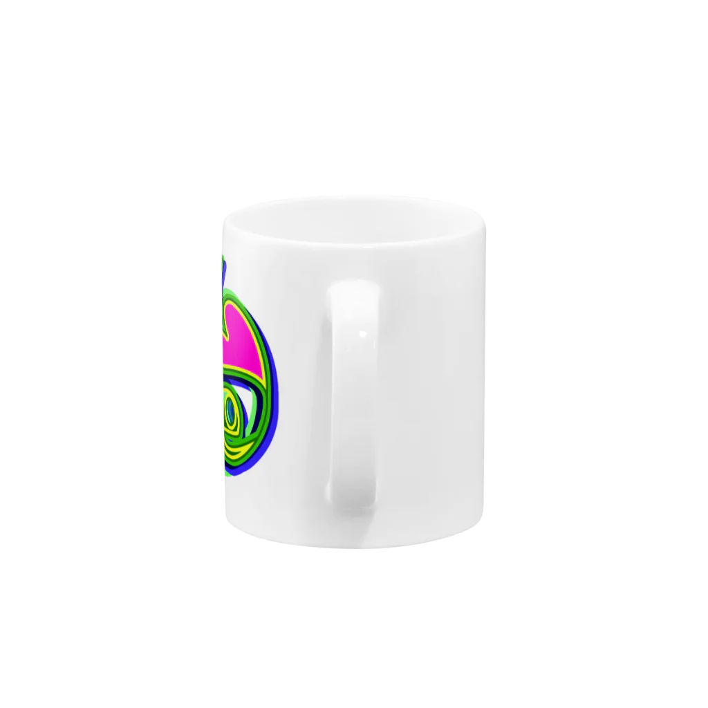 フィールジャムのフィールちゃんグリーン Mug :handle