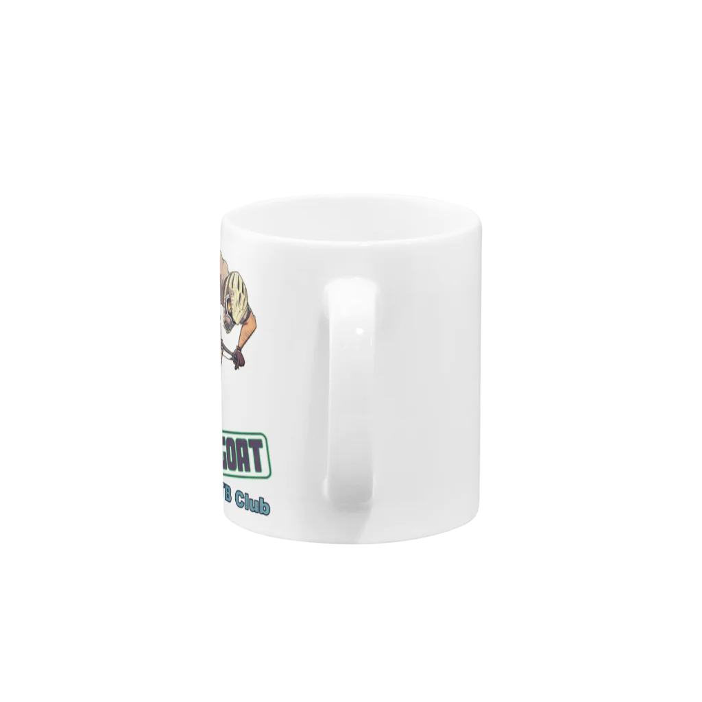 nidan-illustrationの"ROCKY GOAT" Mug :handle