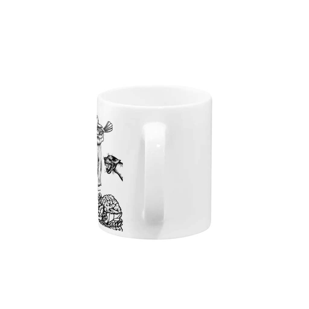 JOY FACTORYのlisten with your heart  Mug :handle