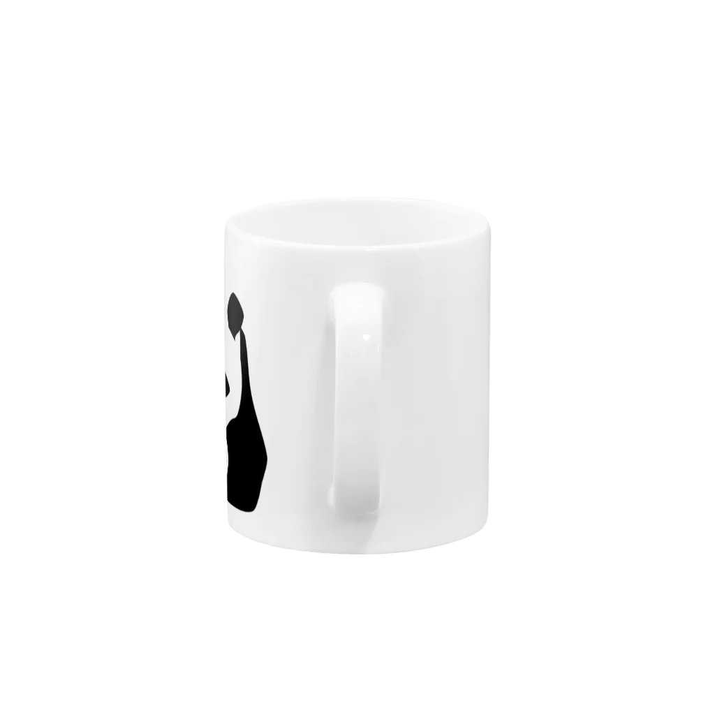 チョウソンポファクトリーのpanda Mug :handle