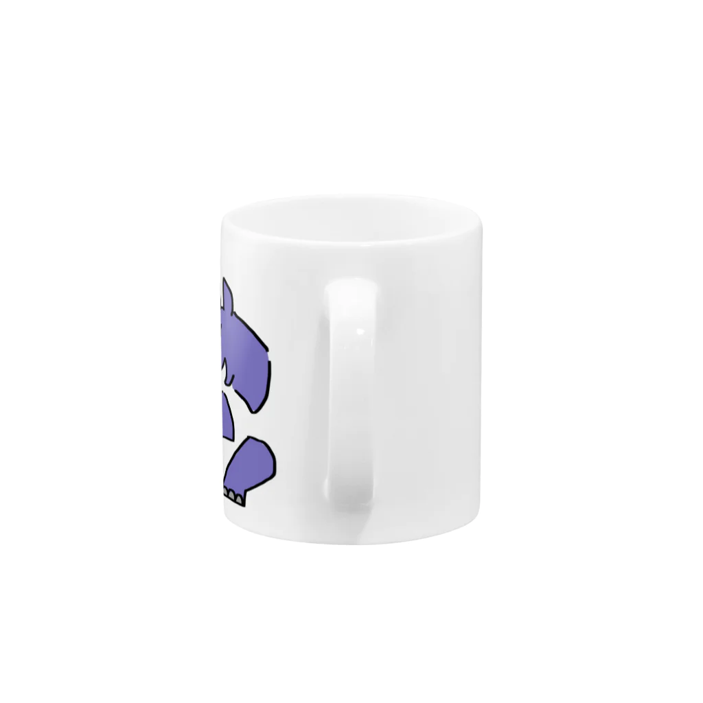 PONPONのライノ君 Mug :handle