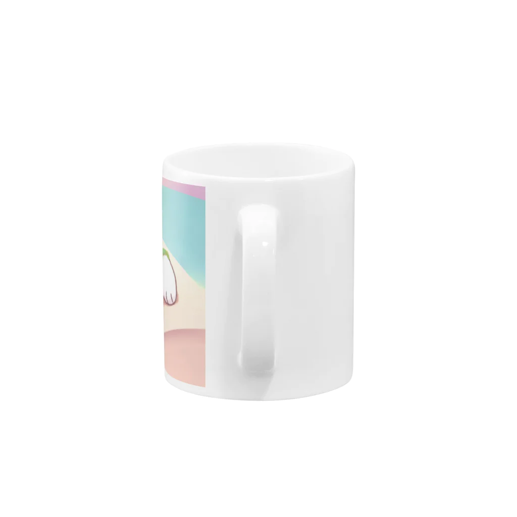 くまくまたの苔になりたいKUMA Mug :handle