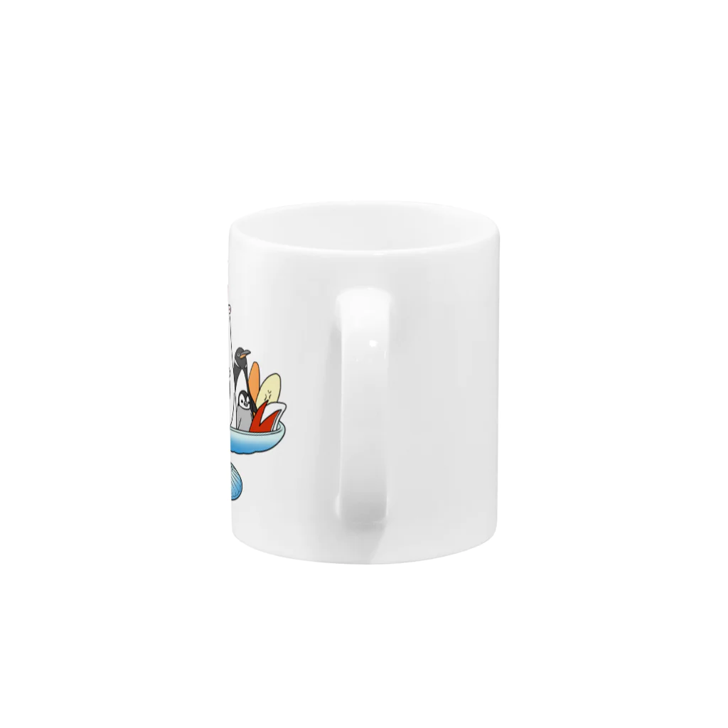 ももも雑貨堂のシロクマアラモード Mug :handle