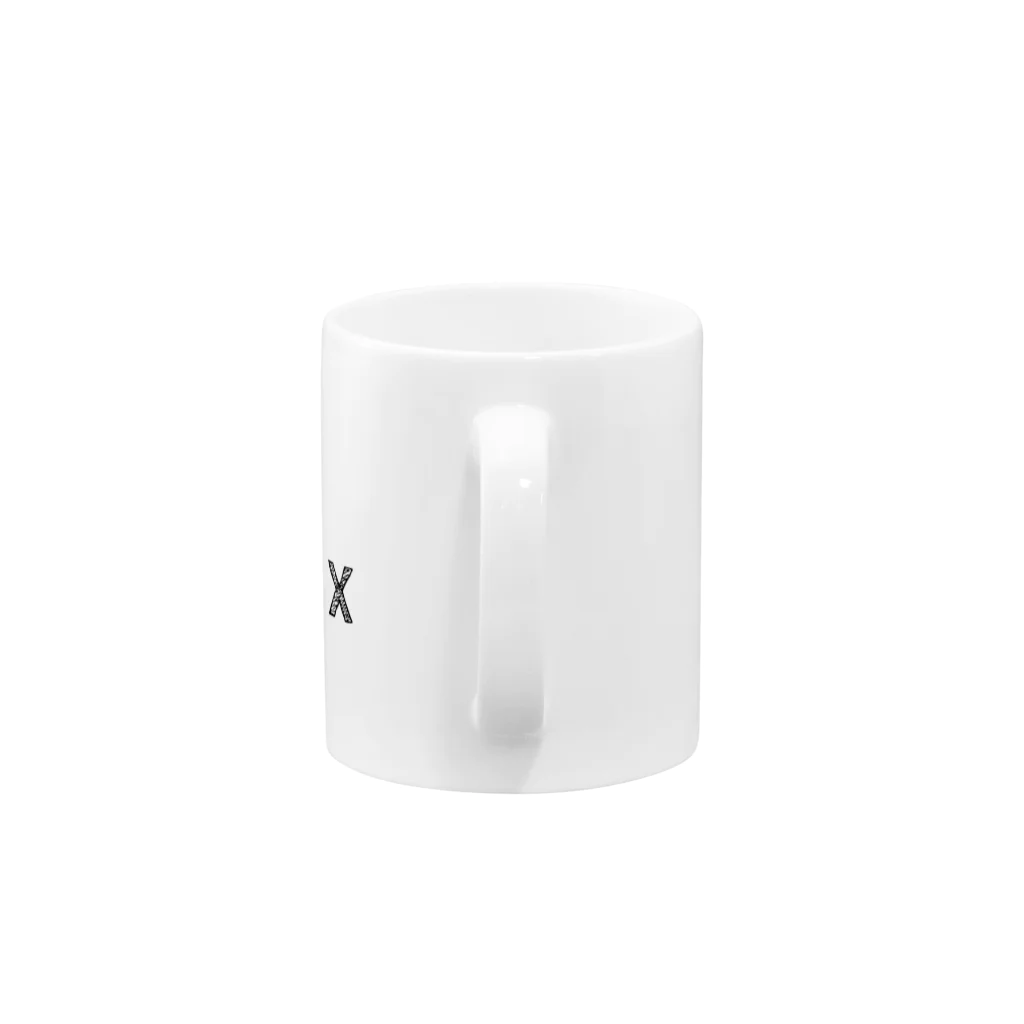 めいぷるのＮＥＭＫＭＡＸ(黒文字) Mug :handle