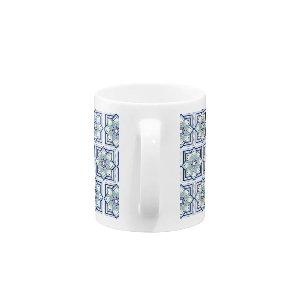untidyboxのモロッカンに憧れるタイル柄 Mug :handle