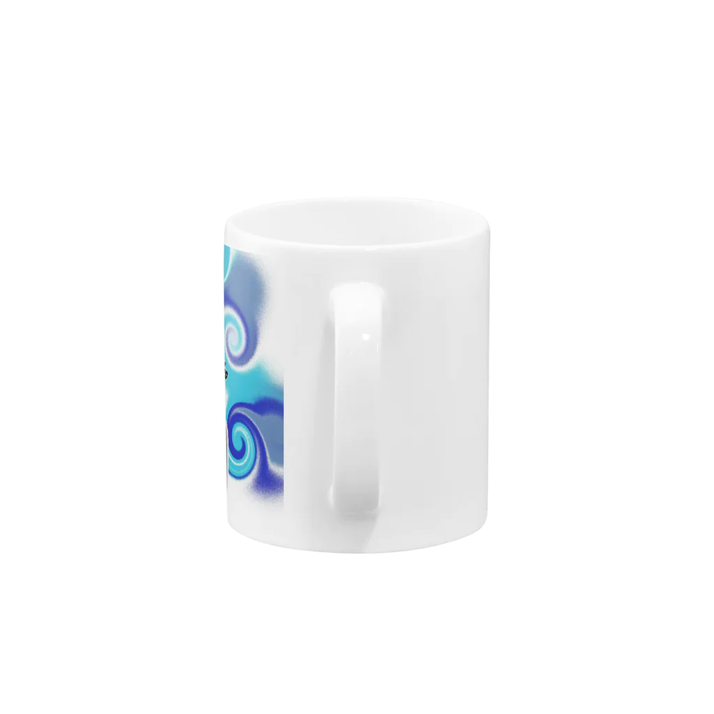 あおちゃぽこのAOCHAPOKO Mug :handle