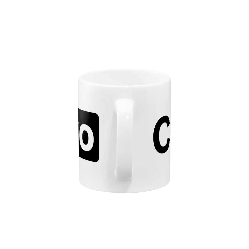 ayebee's experimental items SUZURI店のChumpro（仮） Mug :handle