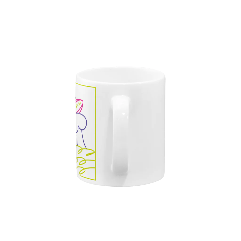 Hagumi-clubのSurf and Peki Mug :handle