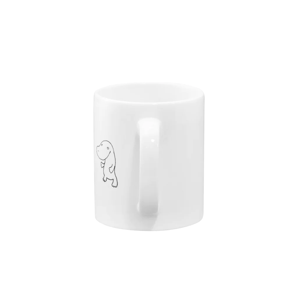 ぶさねこののぺミニ Mug :handle