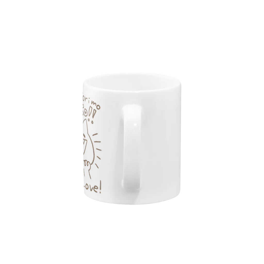 33asahiの仕事よりもネコ Mug :handle