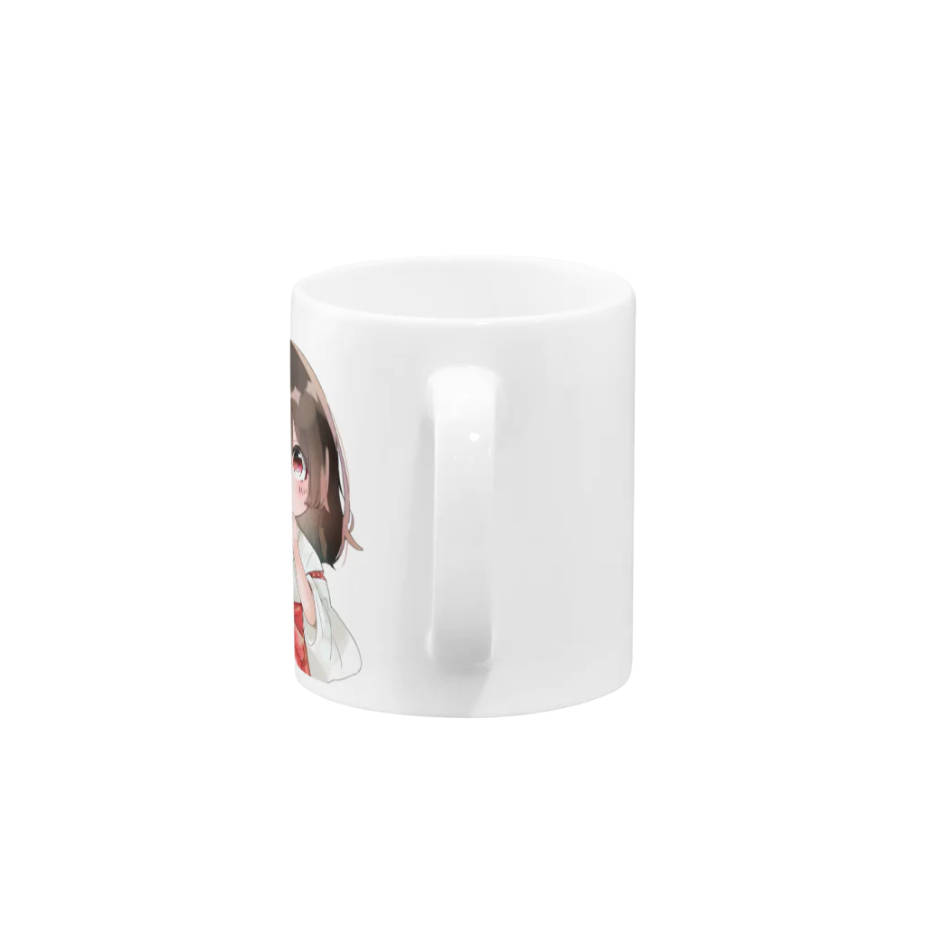 たいやき)3のはんにゃいたいやきマグカップ Mug :handle