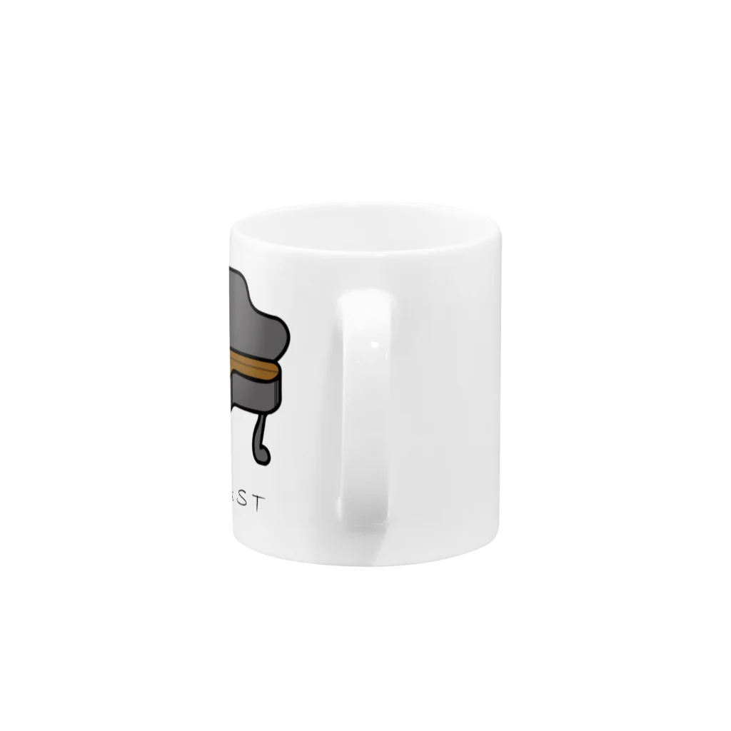 saxfactionのぴあにゃすと Mug :handle