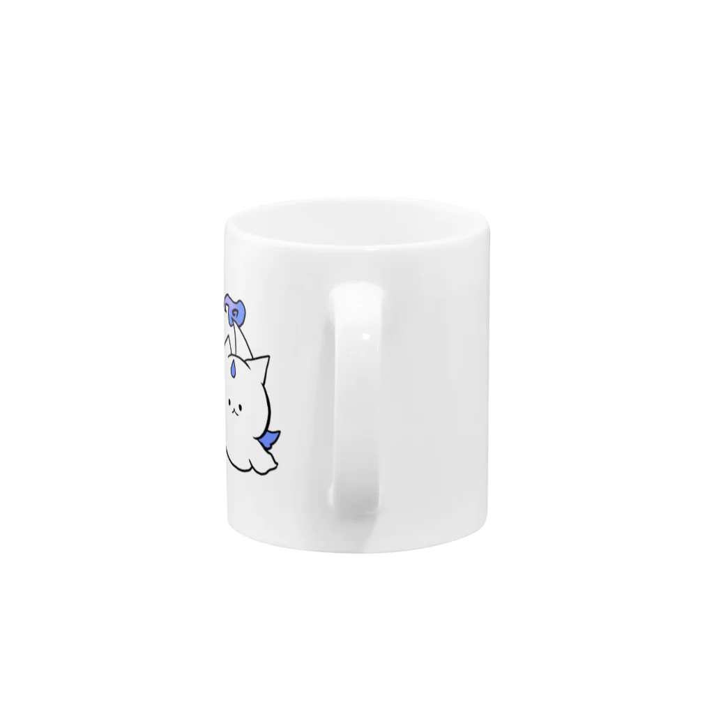 もかちのSHOPのねこどらごん Mug :handle