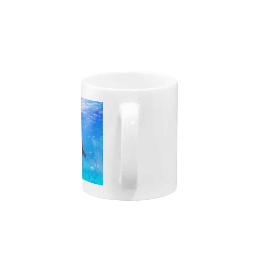 Coshi-Mild-Wildの✨バンドウイルカだよん🐬‼️‼️ Mug :handle