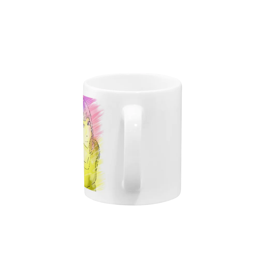 地球しんりゃく屋のcolorfull Mug :handle