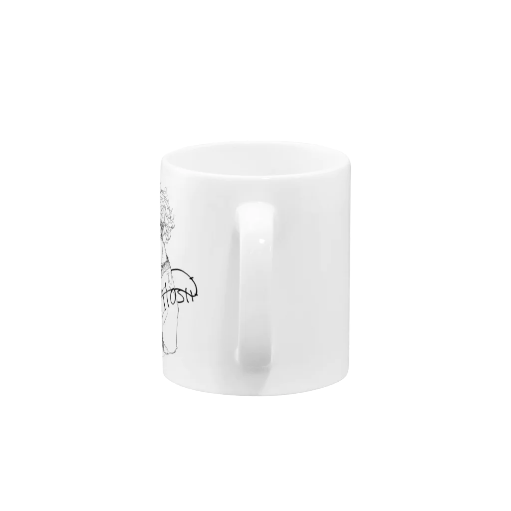 ビのTくん Mug :handle